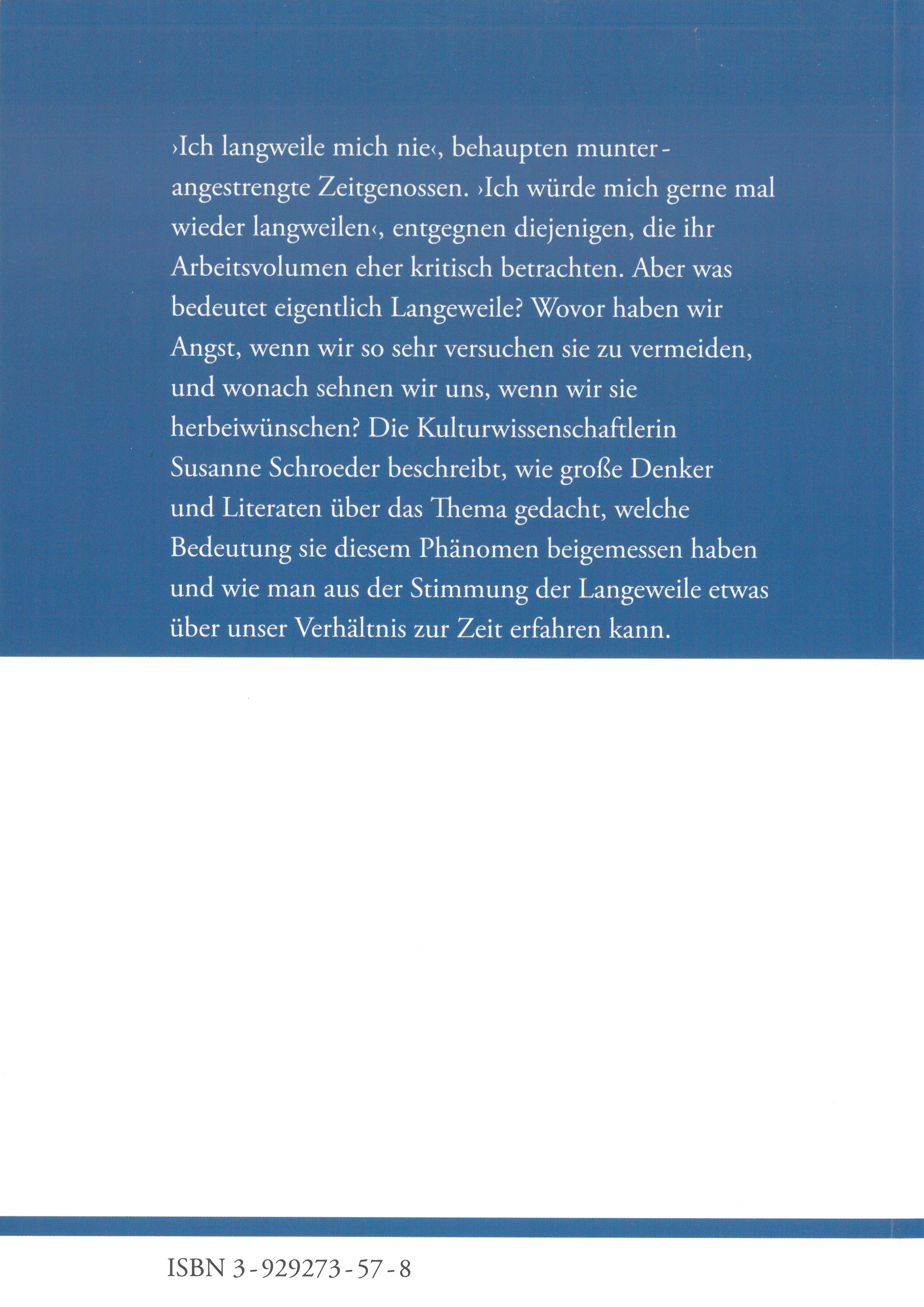 Langeweile